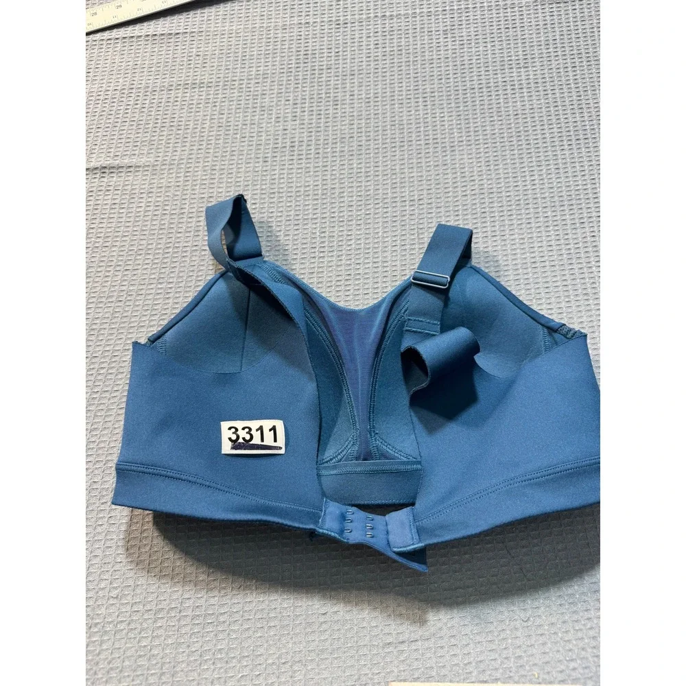 Nike Dri-FIT High Support Sports Bra Womens Small Teal Blue